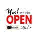 24 Hour Open